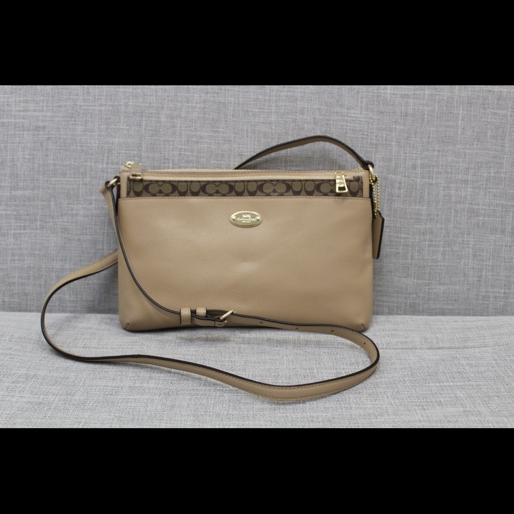Coach Crossgrain East/West Pop Crossbody Bag